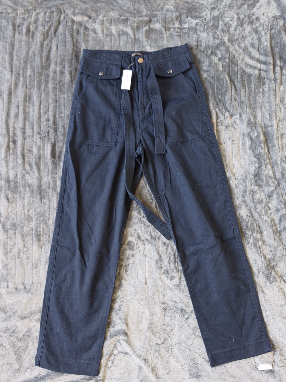 Banana Republic Navy Utility Pants with Zip Fly